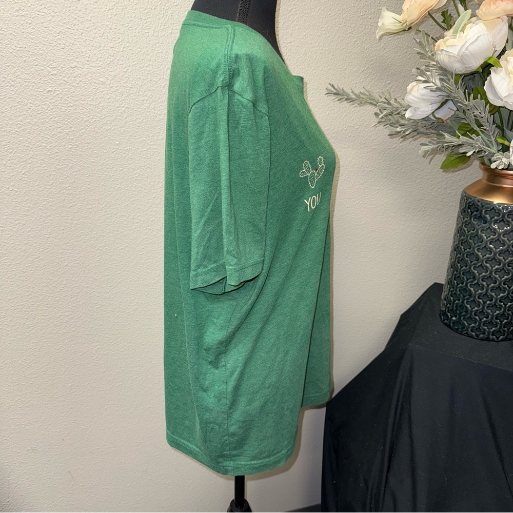 Cowgirl Museum Bella Canvas Tee You Y’all All Y’all Cactus Green XL - Picture 5 of 8